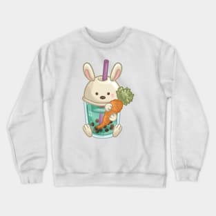 Bunny Bubble Tea Crewneck Sweatshirt